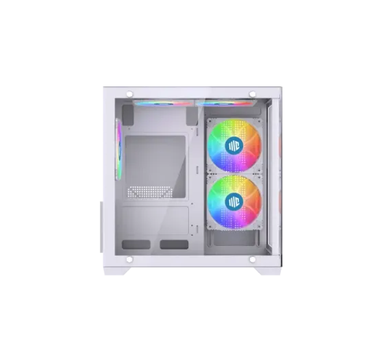 Maxcool Inferno MC5 Mid Tower Micro ATX Gaming Casing White