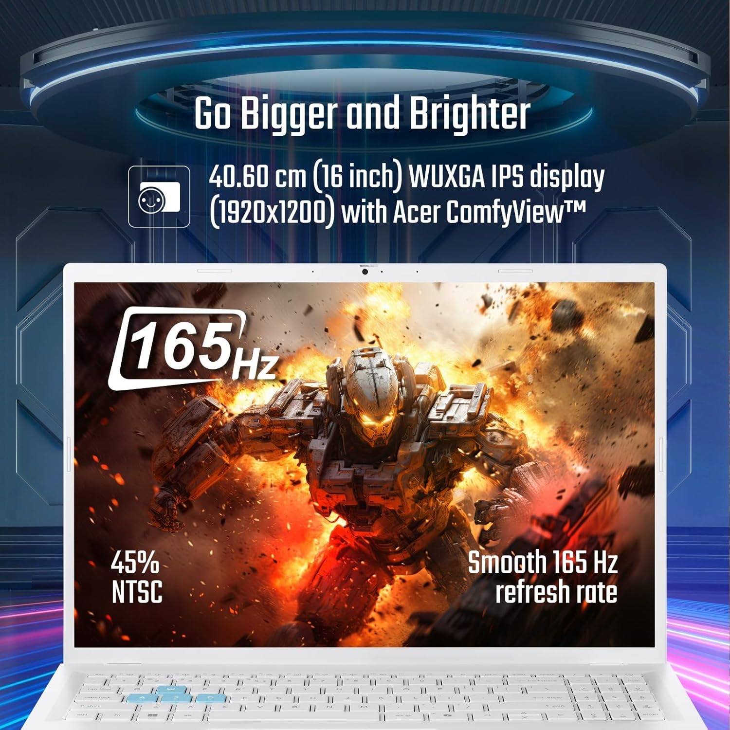 Acer Nitro Lite 16,Intel Core i7 13620H Processor,NVIDIA GeForce RTX 3050-6 GB GDDR6