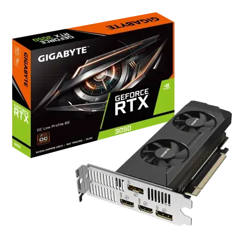 GIGABYTE GeForce RTX 3050 OC Low Profile 6G GDDR6 Graphics Card