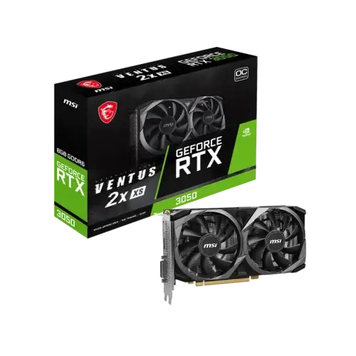 MSI GeForce RTX 3050 VENTUS 2X XS 8GB OC GDDR6 Graphics Card